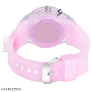 KIDS WATCH BEST WATCH GIRL AND BOY WATCH 3D CARTOON WATCH 3D CARTOON CARACTER Watch for Kids HELLO KITTY Digital Lighting Glowing Kid Watch with LIGHT for Boys and Girl ((Multicolor Kids Watch) [3-10 Years]
