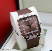 Latest trends square shape design diamond dail analog watch for girls