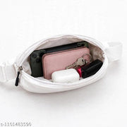 Stylish Unisex Multipurpose Waist Bag for Men & Women | Lightweight Water Resistant Fanny Pack | Adjustable Strap Crossbody Chest Bag for Travel, Shopping, Daily Use