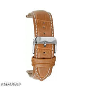 Brown 22mm Genuine leather Strap For Watch and Smart Watch for All 22mm