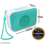 MLA VA WORLD M412SP (Portable Bluetooth Speaker) Dynamic Thunder Sound with Disco LED 5 W Bluetooth Speaker (Assorted Colour ,Stereo Channel)
