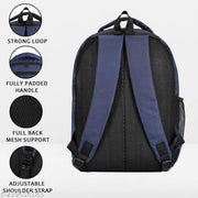 Frantic Polyester Waterproof Laptop, Travel, College, School Bag for Men & Women