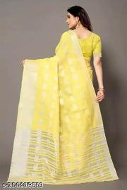New Fency Linen Saree