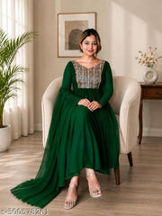 women's fancy embroidery kurti with dupatta