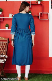 rayon kurtis for women