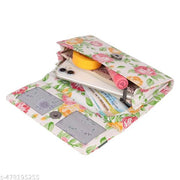 3 ZIPPER card holder with zipper and premium PU leather clutch hand purse for women