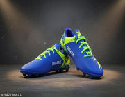Men’s Blue Mesh Football Studs Shoes – Cushioned Sports Studs