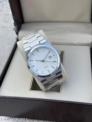 Watches for Men with Date Display and Premium Stainless Steel Strap Men’s Watch Black Colored Dial | Gift for Men | Gift for Rakhi | Gift for Brother | Rakshabandhan Gift