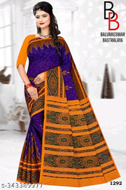 Trending Pure Cotton Sambalpuri Pasapalli Saree