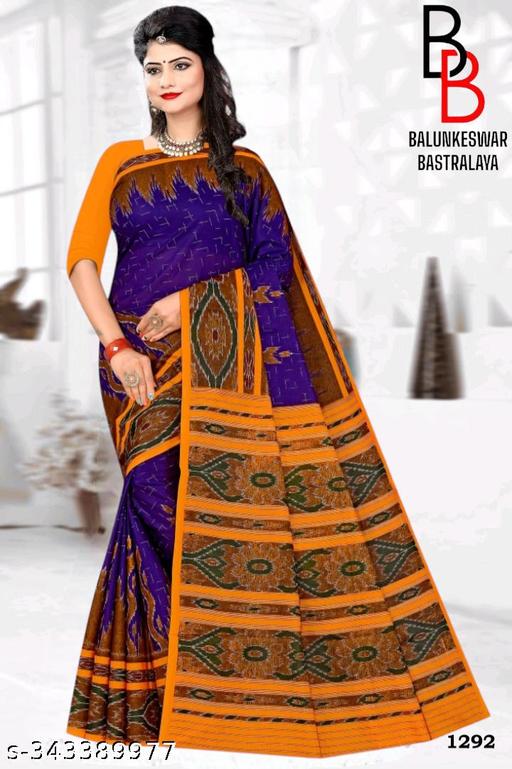 Trending Pure Cotton Sambalpuri Pasapalli Saree
