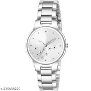 BOLUN Bolun Silver Star Dial Metal Silver Belt Girls watch
