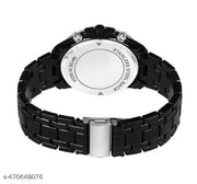Stylish Men Analog Watch | Stainless Steel Strap | Party & Daily Wear