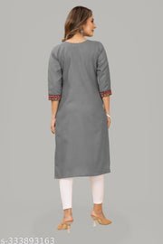 stylelist kurti with embroidered work