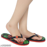 Phonolite Women's Slipper Collection: Unparalleled and Stylish fancy Hawaii 01 Slippers for women/ women slippers ladies / women slipper/ slipper for women/ slipper/ slippers/ chappal Multicolor Printed Thong Flip-flops For Women & GIRLS
