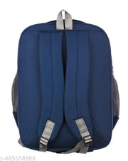 60L Large 14X10X18 INCH Good Fabric Quality 5 Compartment Trendy School Bag|College bag|Tution bag|Travel backpack Waterproof for both boys and girls(Navy Blue,60L)
