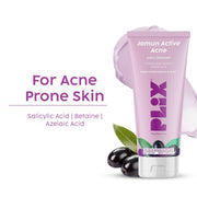 Plix Jamun Salicylic Acid Cleanser Gel For Active Acne & Oily skin – Pack of 2 + 50 ml