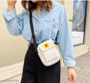 Women Mobile Messenger Bag Ladies Canvas Shoulder Long Strap for College, Travelling, Work