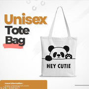 TrendoPrint Women & Girls Extra Spacious Cotton Multicolor Tote Bag-NDB46