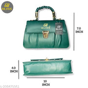 "Stylish Classic Women Sling Bag (Green) | Elegant attractive beautiful sling bag for women (Green)| Gorgeous Stylish Handbag| Green Sling Bag For Girls & Womens|  "