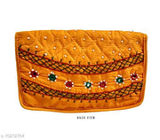 Casual Yellow Clutch