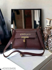 Aarfa enterprises Stylish Sling Crossbody Top Handle Hand Held Satchel Bag for Women | Faux Leather | Ladies Purse | Shoulder | Handbag