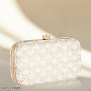 Sky Wing Handicraft Beautiful Sling Box womens Clutch Bag Purse For Bridal, Casual, Party, Wedding
