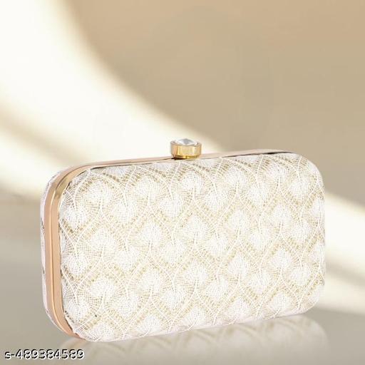 Sky Wing Handicraft Beautiful Sling Box womens Clutch Bag Purse For Bridal, Casual, Party, Wedding