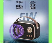 Classic Retro Portable Speaker – Compact Bluetooth Sound System with High-Definition Audio for Home Decor and Trave