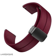 22MM SiliconeStrap with Folding Magnetic Lock Compatible with Watch 3 45mm/ Watch 46mm/Gear S3 Classic/Frontier Compatible All 22MM Watches(Only Strap)