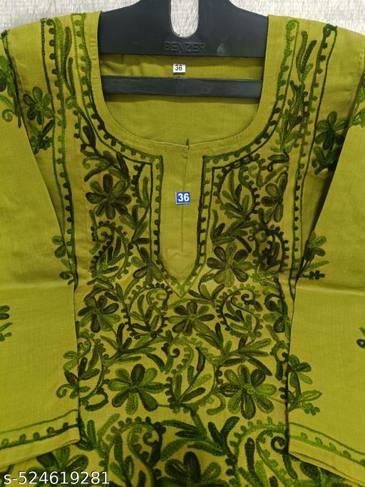 lucknowi chikankari short top
