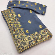 Beautiful Zamato saree for women with blouse