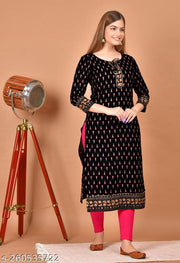 Premium Quality Straight Kurti For Woman And Girls Kurtis