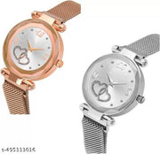 MADDELENA Heart Dial combo Magnetic Strap Watches For girls and women