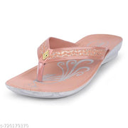 Ango Soft Footbed Sandals for Women Lightweight & Comfortable Daily Wear Fashion Sandals Pack of 2