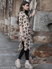 Polyster/Crepe fabric-Kurta for women