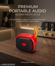 M410SP Portable Wireless Bluetooth Speaker with Dynamic Thunder Sound | 3W Deep Bass Mini Speaker | 500mAh Rechargeable Battery, BT 5.0, USB, SD Card & AUX Support | Compact & Lightweight