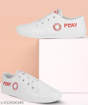 White casual sneakers shoes for men