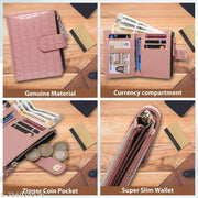 TnW Small Women's Wallet -PU Leather Multi Wallets | Credit Card Holder | Coin Purse Zipper -Small Secure Card Case/Gift