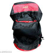Zerus 70L Red Hiking Trekking Backpack | Rucksack for Men Boys | Travel Mountain Camping Bag with Bottle Pocket