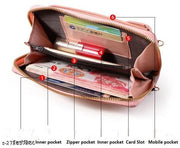 MOMISY Women Cellphone Sling Bag Card Holder Wallet Handbag Crossbody multi-function Shoulder Mobile Bag for Girls