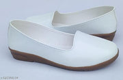 New latest kids white patent loffer for girls partywear