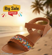 Women Stylish Lightweight Daily Durable Comfortable Formal Casuals Flats Sandal