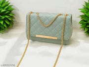 Sling bag | Women's Pu Formal Casual Stylish Shoulder Crossbody Sling Handbag With Double-handle Non-Detachable strap For Women & Girl