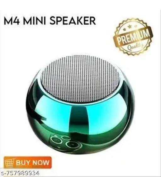 Mini Portable Wireless Bluetooth Speaker with LED Light – Metallic Finish (Multicolor) Bluetooth speaker, wireless speaker, mini speaker 08