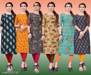 Polyster/Crepe fabric-Refined Kurtis