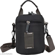 Stylish Nylon Sling Cross Body Travel Office Business Messenger Bag for Men Women