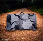 Fantastiqo Abstract Grey & Black Clutch Bag for Women | Stylish Party & Ethnic Sling Purse | Modern Handbag