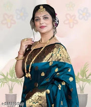 signagraph Woven Banarasi Silk Blend, Art Silk Saree
