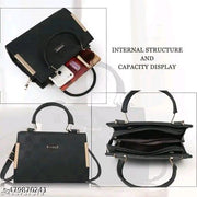 New Embroidered Handbag with Extra Handles