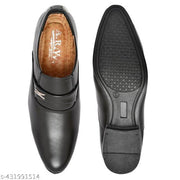 New Premium Quality Stylish Trendy Latest Design (Black) Synthetic Leather Formal Slip_On Partywear/Business Shoes For Men Festive Seasons| Party Wear|Boys Formal|BusinessShoes|Shoes For Mens|